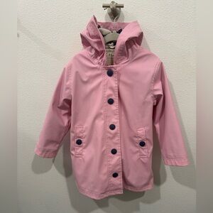 Hatley Pink Hooded Raincoat for Kids size 4